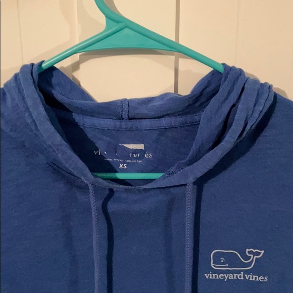 Vineyard Vines XS Shirt Curved Hem Tunic Hoodie - Picture 6 of 11